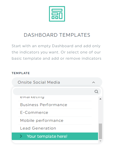 how to create a custom dashboard template for google analytics / adwords