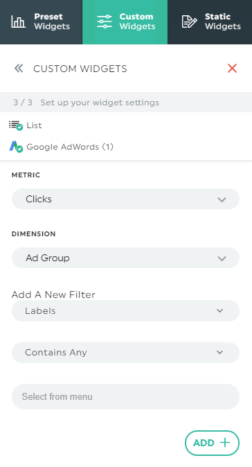 How to filter by labels in Google Ads