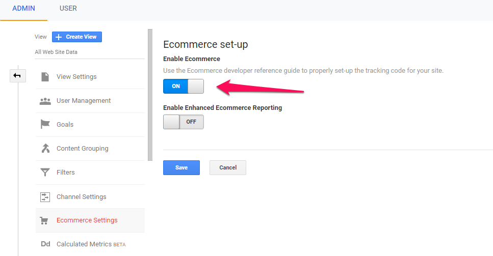 Ecommerce set-up