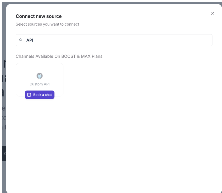 custom api whatagraph