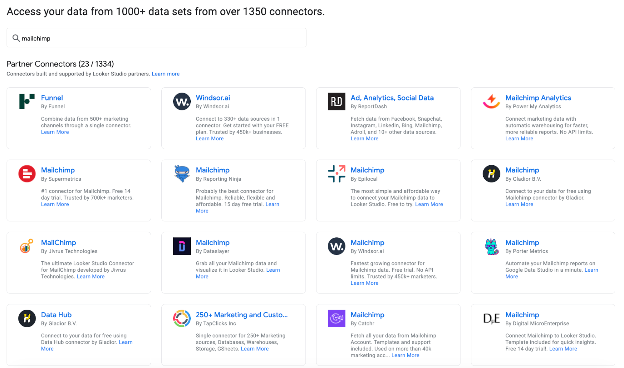 looker partner connections