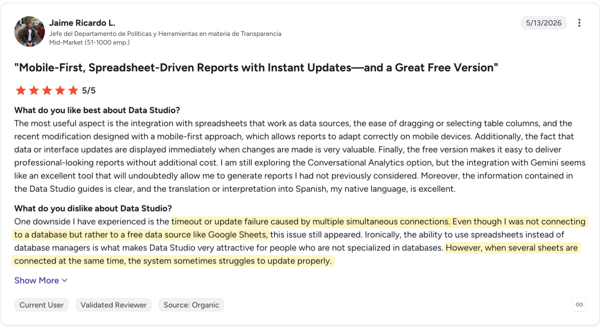 data studio alternative
